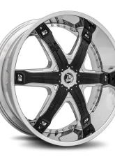Diablo Fury Wheel 26x10 6x135/139.7 30 87.1 Chrome                                     - FUR-2616D593087 - Image 3